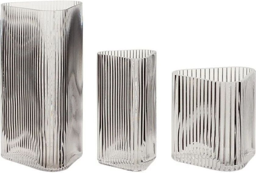 Vase 3-pakning Klar
