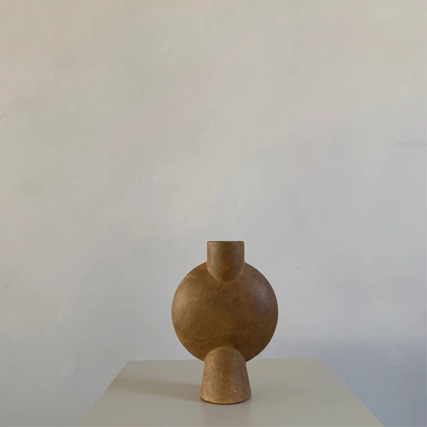 Sphere Bubl Vase mini Ochre