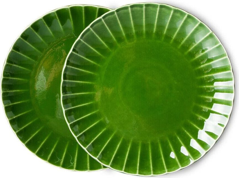 The Emeralds tallerken 2-pakning Ø27 cm Grønn