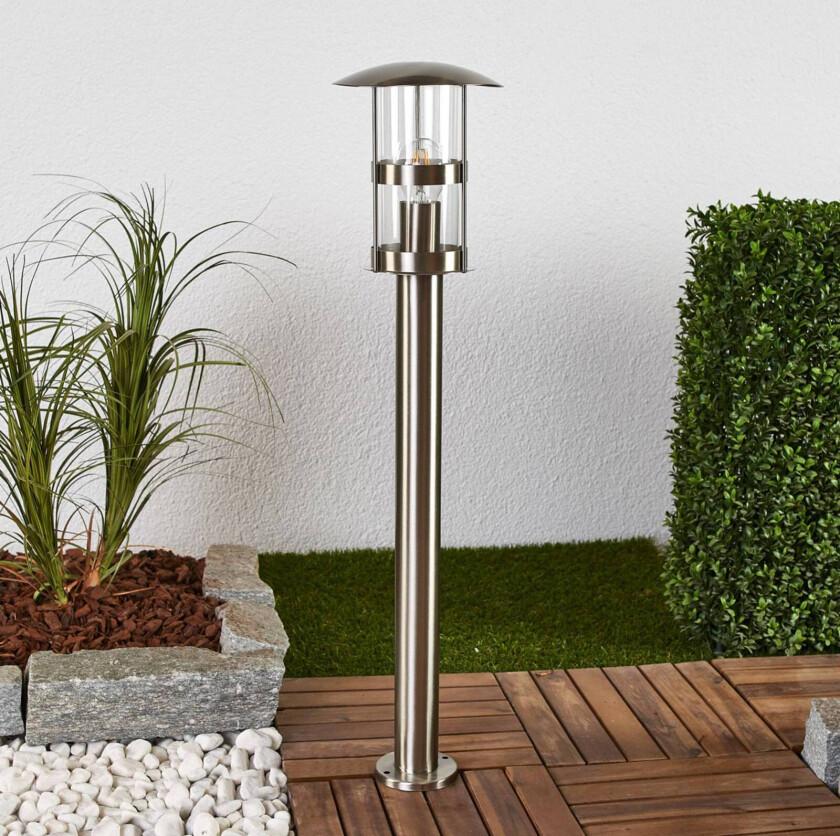 Utendørs veilampe Noemi i rustfritt stål
