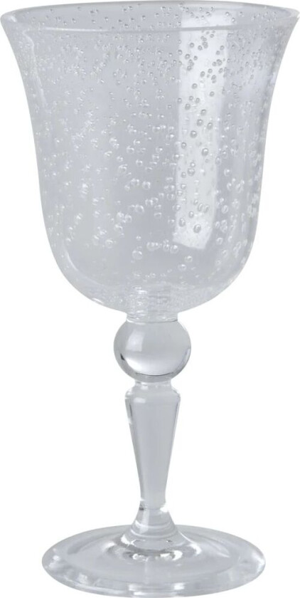 Rice vinglass bubble design 36 cl Clear