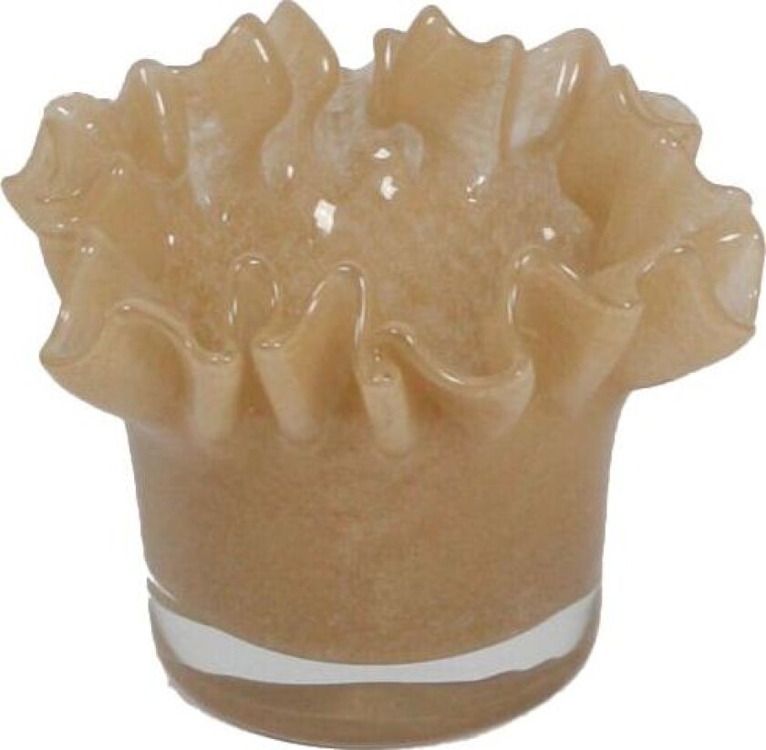 Loa lyslykt 14 cm Beige