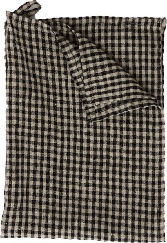 Vipa kjøkkenhåndkle lin 45x65 cm Sort sand