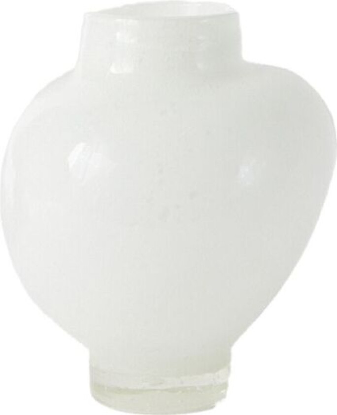 Mila vase liten 19,5 cm Hvit