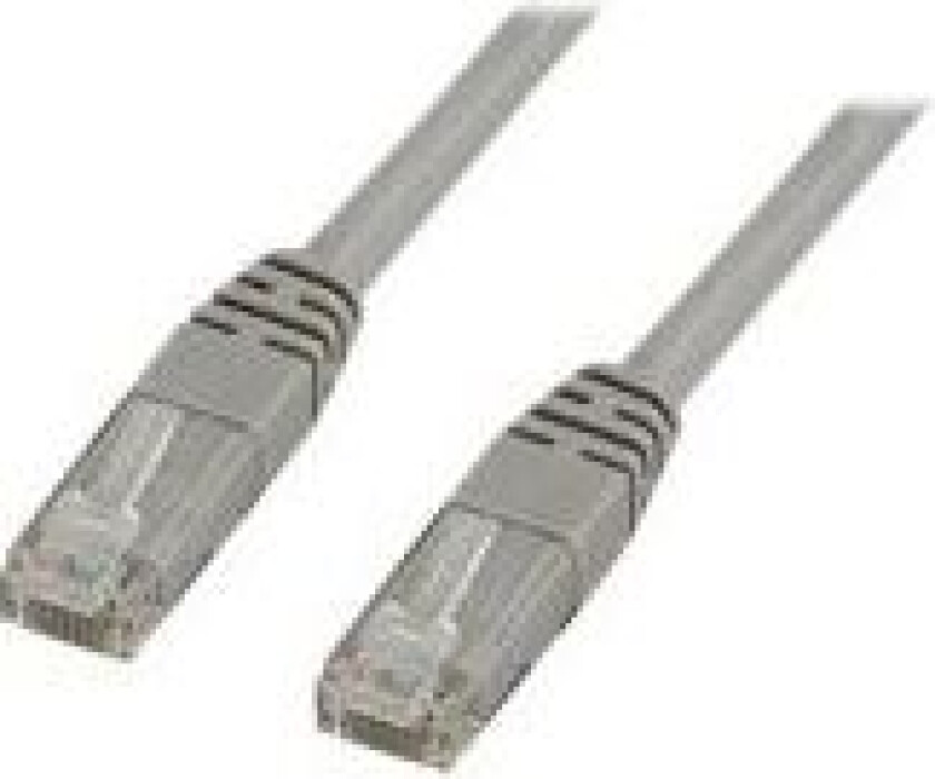 X-Shield - Koblingskabel - RJ-45 (hann) til RJ-45 (hann) - 7 m - UTP - CAT 6 - halogenfri, formstøpt - grå