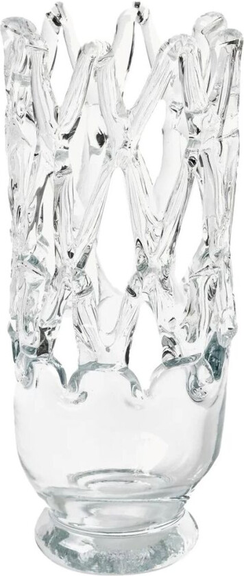 Timantti vase liten 33 cm Klar