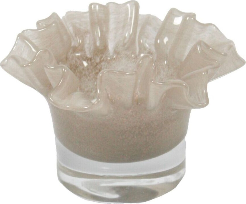 Loa lyslykt 14 cm Taupe