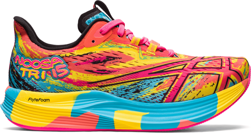 Asics Noosa Tri 15 Color Injection, løpesko, dame Aquarium/vibrant Yel