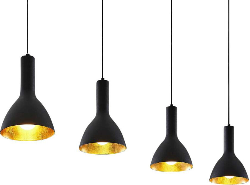 Arcciho Cosmina hengelampe, 4 lysk. lang svart