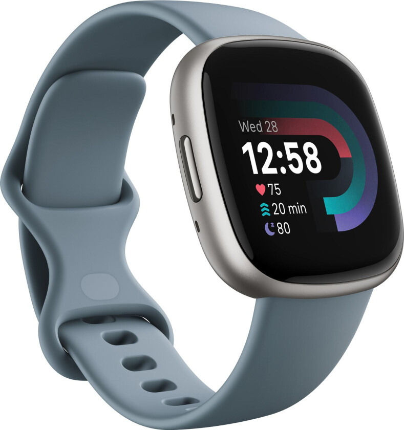 Versa 4 Waterfall Blue/platinum Smartklokke