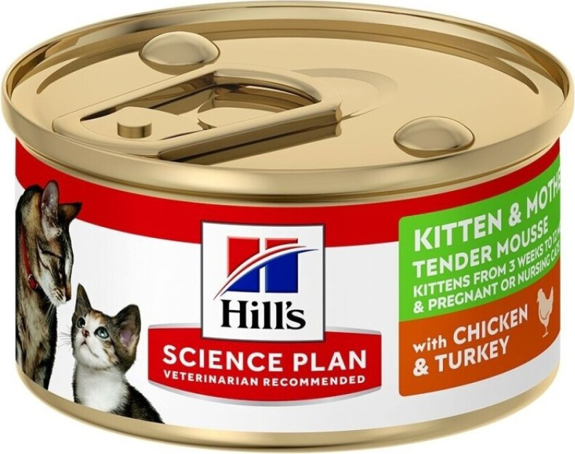 Science Plan Feline & Kitten Tender Mousse 85 g