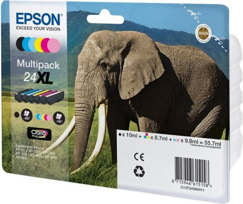 Elephant Ink 24 XL Multipack