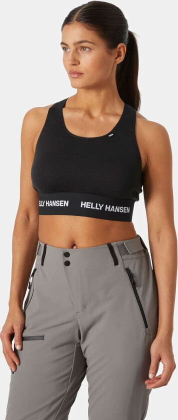 Lifa® Merino Mellomvekt Bh Dame Svart S GråS