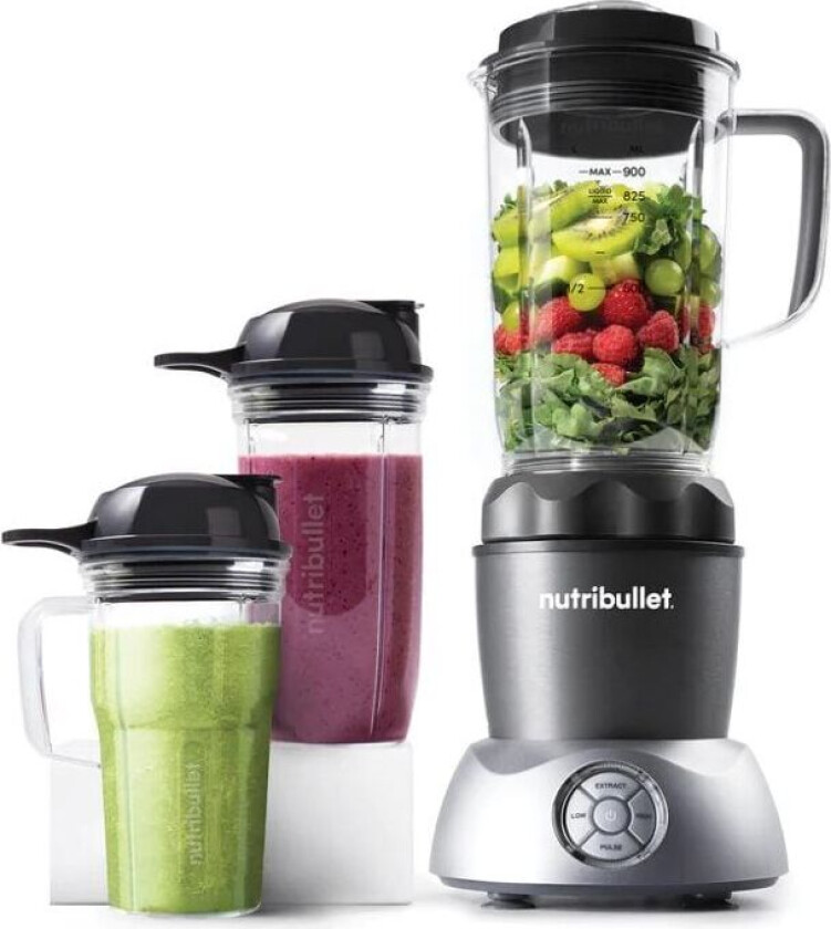 nutribullet Select 1000W (Grey, 8-pcs, Mixer/Blender)