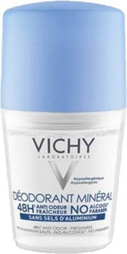 VICHY Deodorant Mineral deo 48h, utan aluminiumsalt 50 ml