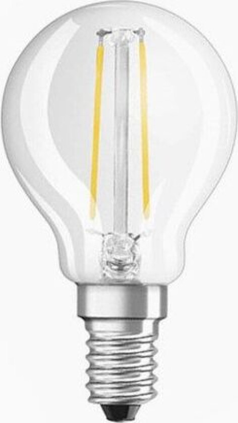 Bilde av Osram LED filament Krone pære E14 2,5W/827 (23W)
