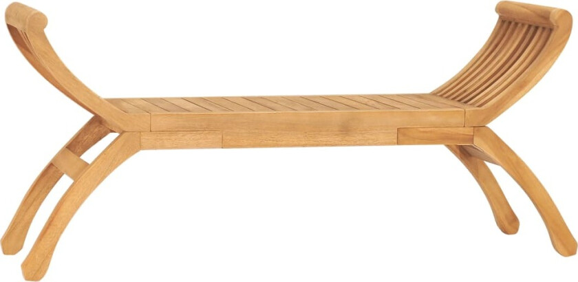 Hagebenk 126 cm heltre teak
