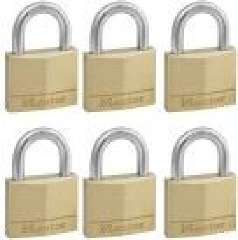 MASTER LOCK 140EURSIX, Tradisjonell, Nøkkellås, Bruk bare én nøkkel, Port, Gull, Messing