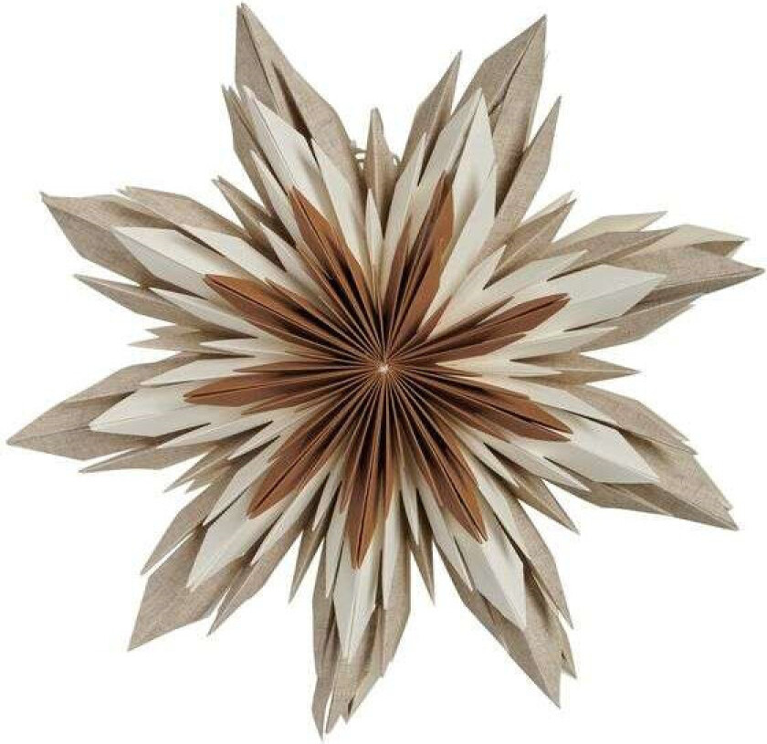 Marta adventsstjerne Ø 44 cm Brun