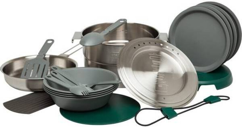 Stanley Full Kitchen Base Camp Cook Set OneSize, Stainless Steel