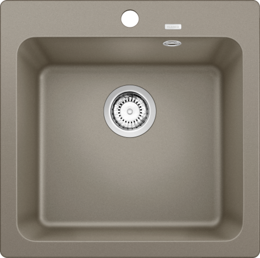 BLANCO NAYA 5 UX kjøkkenvask 51,5 x 51 cm Silgranit® trøffel