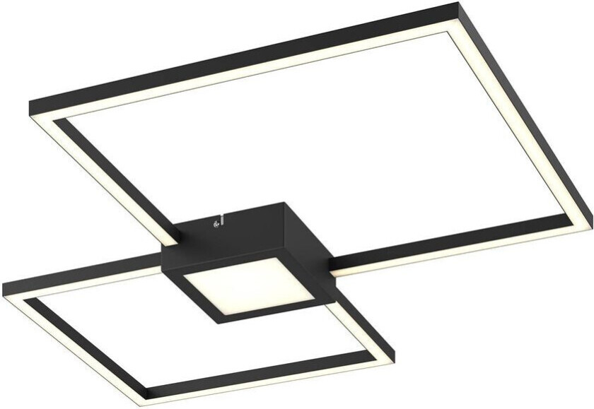 Duetto LED-taklampe antrasitt 28 W