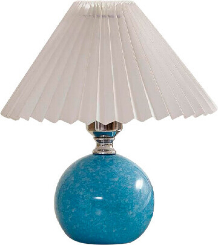 bordlampe Kerimi, keramikk, blå