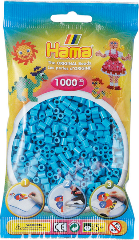 Ironing beads - Azure Blue (049) 1000pcs.