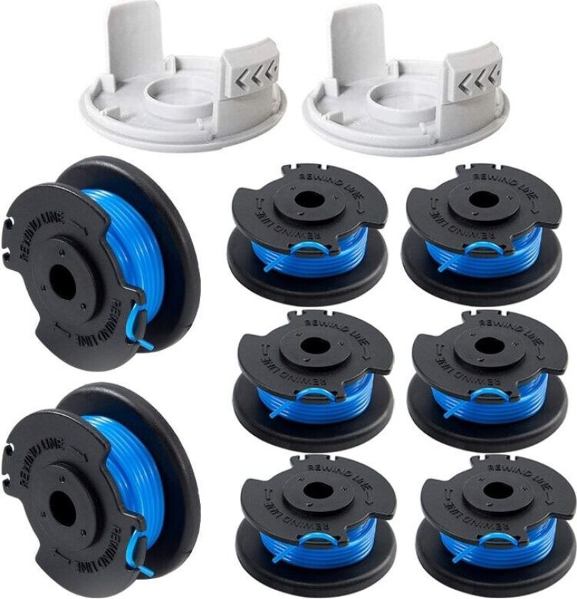 Trimmersneller med trimmerline og trekk til RYOBI gresstrimmer 10-Pack