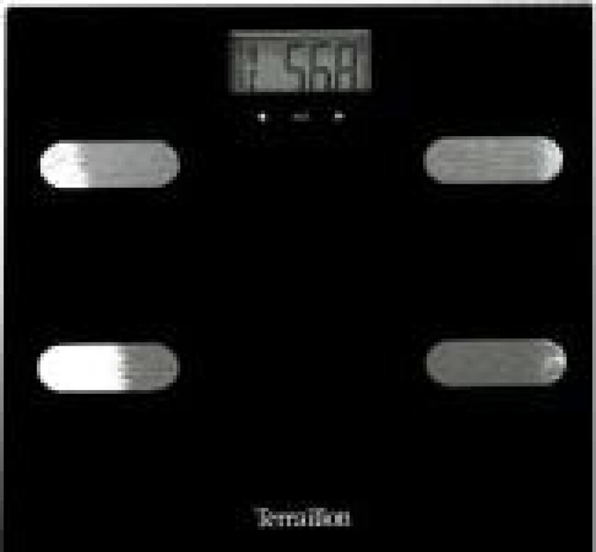 14464, Elektronisk personvekt, 150 kg, 100 g, Svart, kg, Rektangel