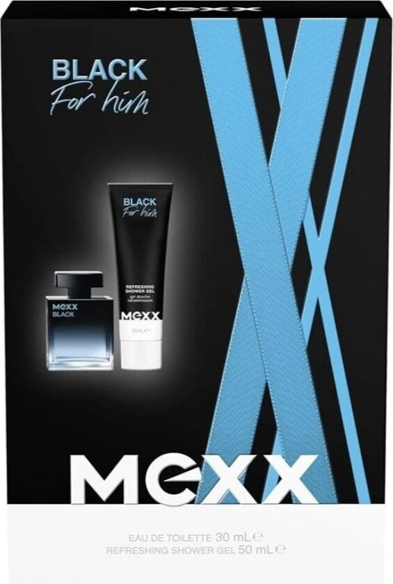 Giftset Mexx Black Man Edt 30ml + Shower Gel 50ml