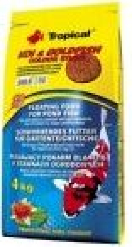 Bilde av TROPICAL Koi & Goldfish Colour Sticks - foder til dambrugsfisk - 4kg