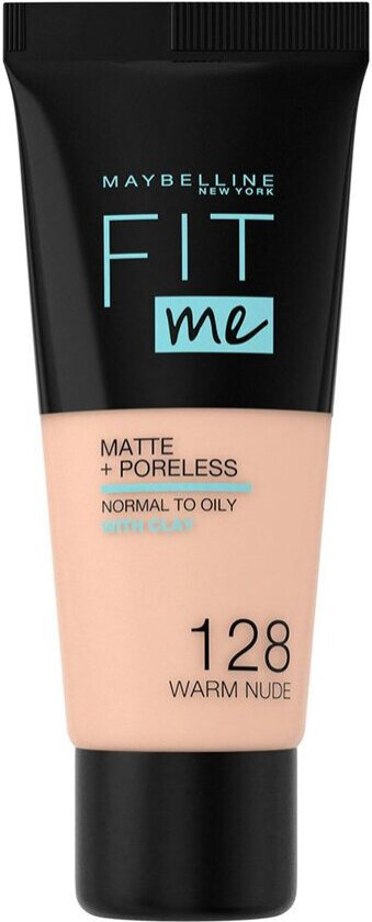 Maybelline Foundation Matte&Poreless Warm Beige128