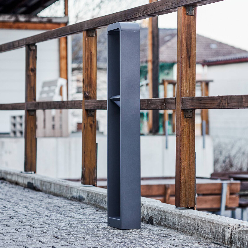 Darko LED-gatelampe av aluminium 100 cm