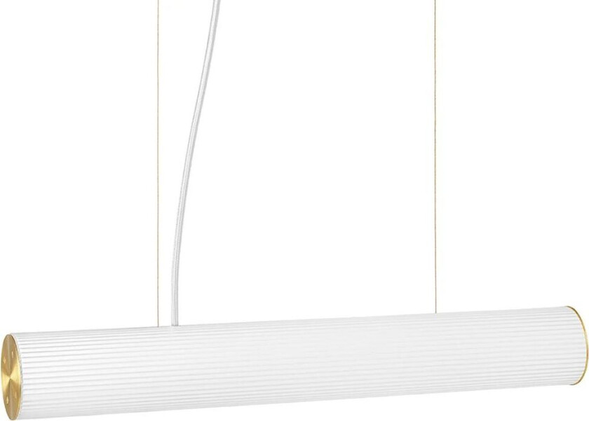 Vuelta pendel 60 cm Hvit-messing