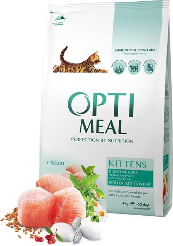 Cat Kitten Chicken with Digestive Care Tørrfôr til kattunger 1,5kg