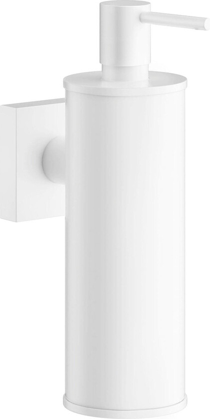 House såpedispenser, matt hvit