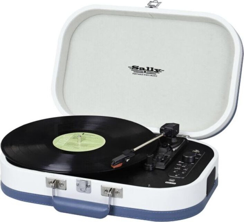 Platespiller Trevi TT 1020 BT USB Stereo Bluetooth Oppladbart batteri Turkis