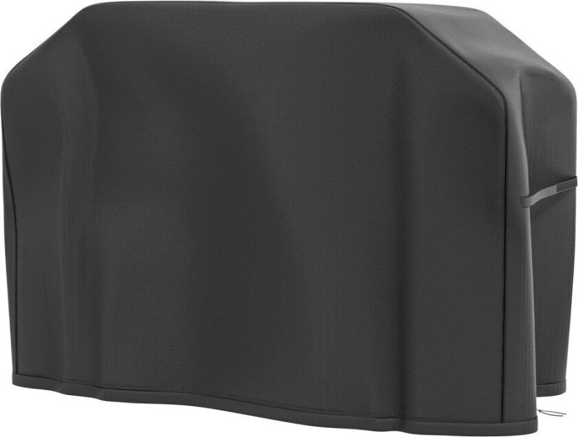 grilltrekk BBQ-trekk værbestandig med borrelås, for gassgrill, Oxford, svart, 124x61x91cm