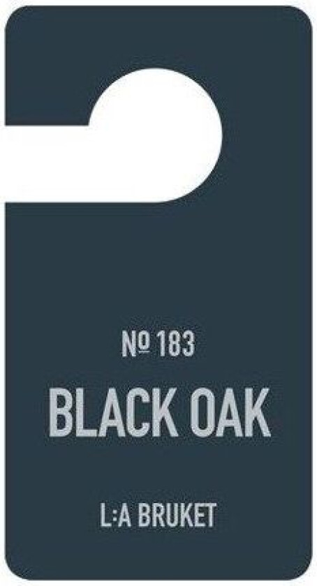 L:a Bruket 183 Fragrance Tag Black Oak