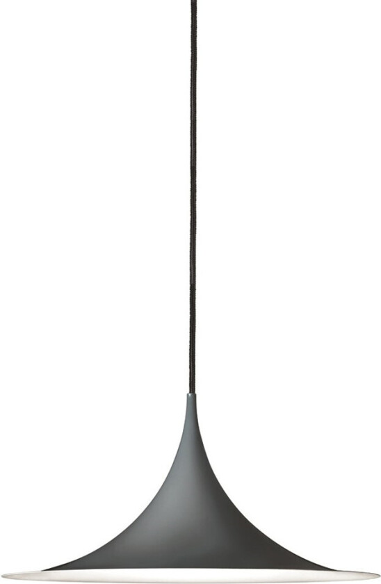 Semi lampe Ø 47 cm Antracite grey glossy