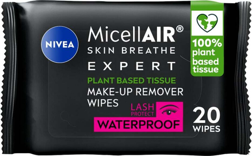 Nivea MicellAIR Expert Make-up Remover Wipes,  Nivea Ansiktsrengjøring