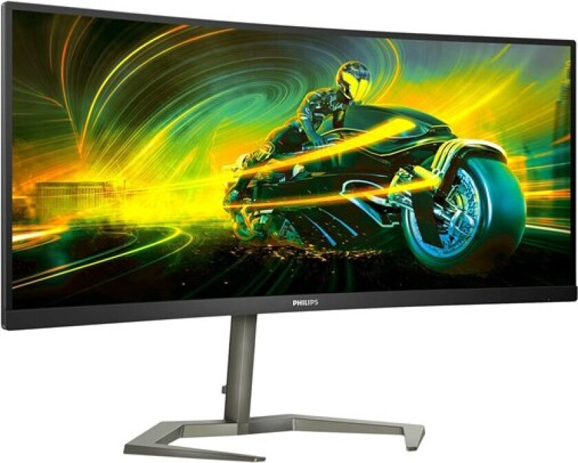 34" Philips Momentum - 3440x1440 - 165Hz - VA - HDR10 - Curved - 1 ms - Skjerm