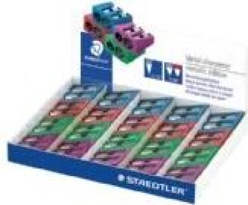 Bilde av 510 20 - Blyantspisser - 2 hull - assorterte metalliske farger - metall (en pakke 20)