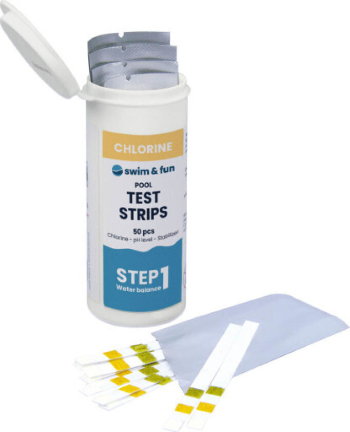 Pool Test Strips, 50 stk.