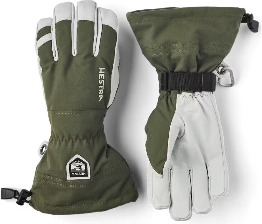 Army Leather Heli Ski Olive 7
