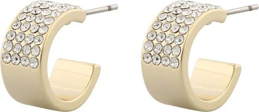 Snö of Sweden Carrie Small Ring Ear Gold/Clear,  Snö of Sweden Øredobber