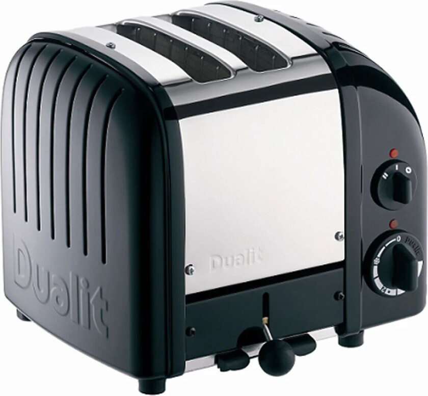 Toaster Classic NewGen 2 Slices - Svart blank