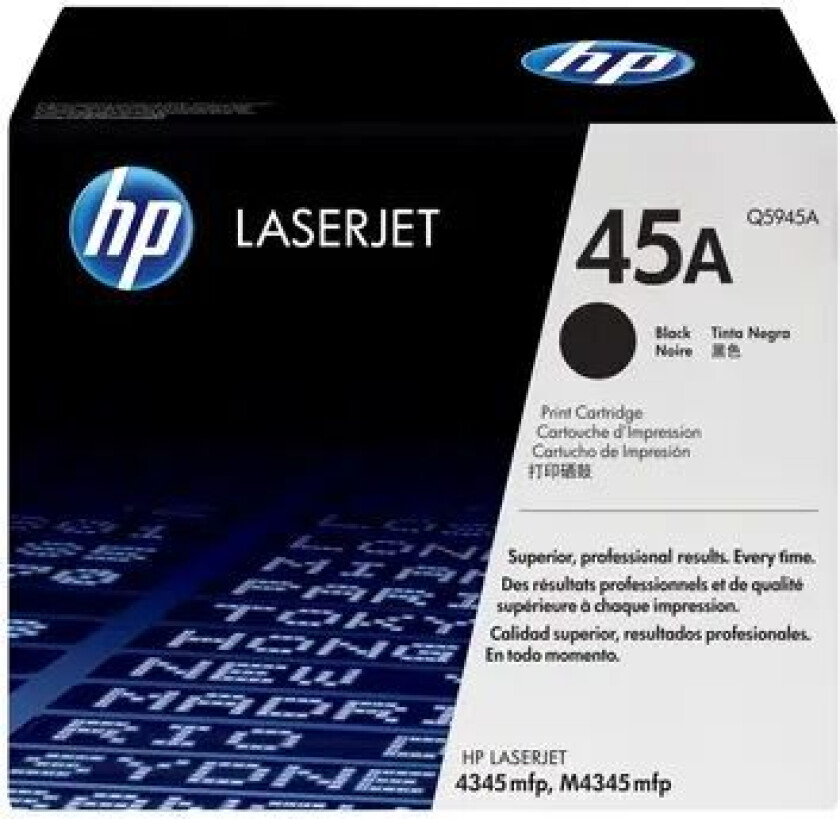 Hp Toner Svart - Lj 4345mfp