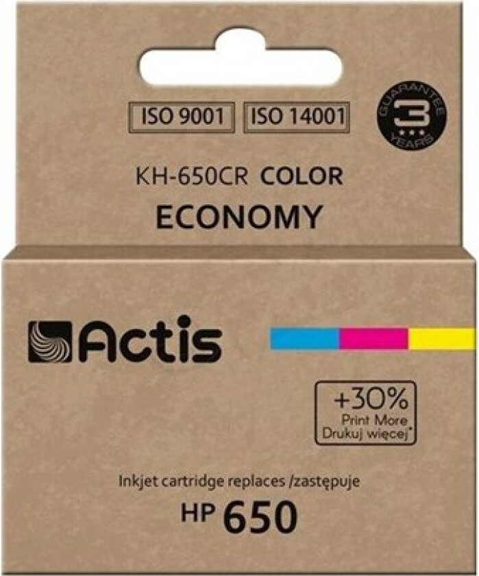 standard KH-650CR - colour (cyan magenta yellow) - remanufactured - ink cartridge (alternative for: HP 650 HP CZ102AE) - Blekkpatron Colour (cyan, magenta, yellow)